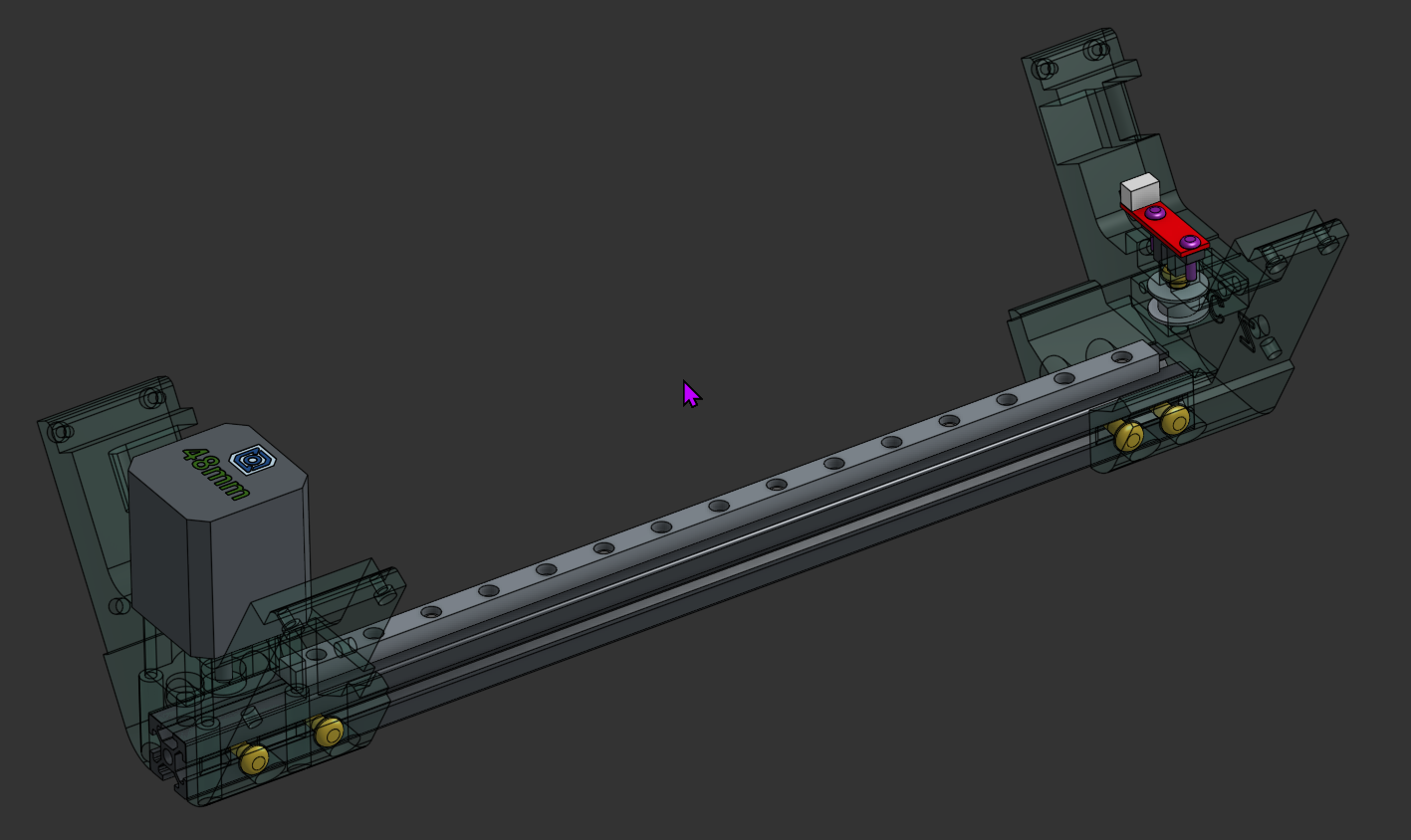 Top corner assembly